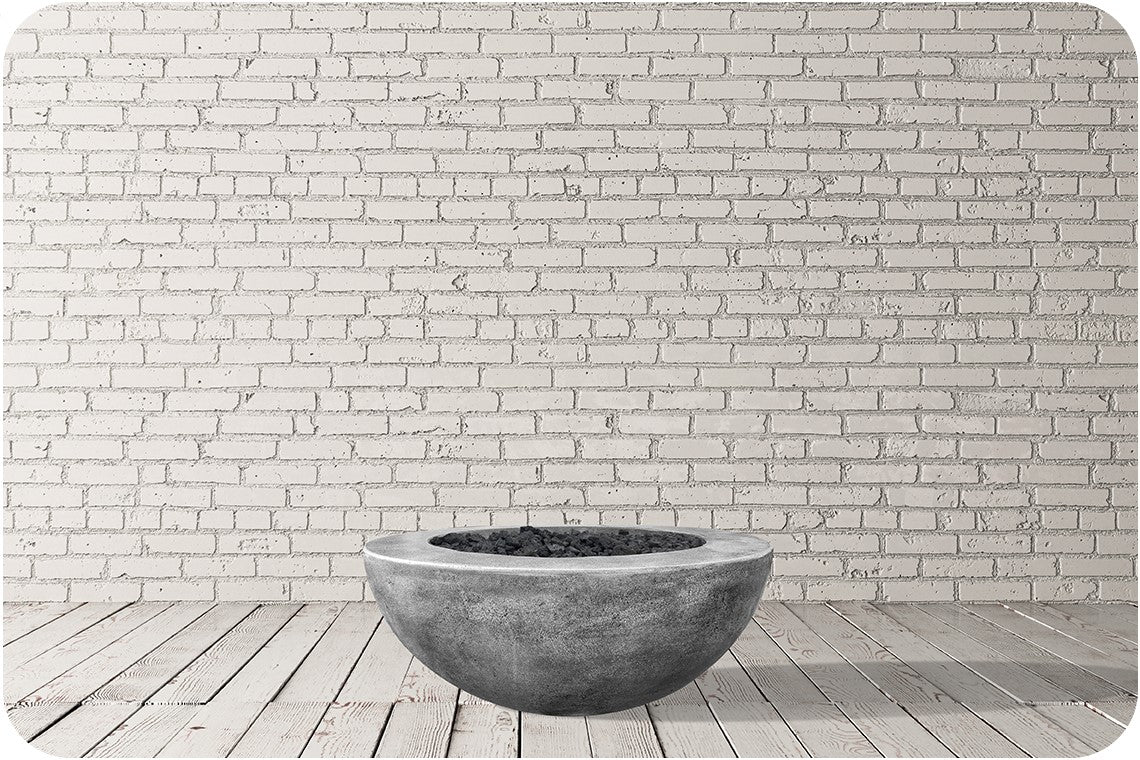 Studio Image of the Moderno 5 Concrete Fire Bowl