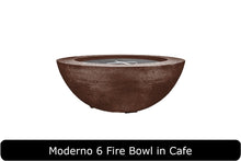 Load image into Gallery viewer, Moderno 6 Fire Bowl in Cafe Concrete Finish
