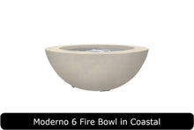Load image into Gallery viewer, Moderno 6 Fire Bowl in Coastal Concrete Finish

