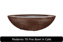 Load image into Gallery viewer, Moderno 70 Fire Bowl in Cafe Concrete Finish
