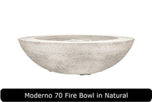 Load image into Gallery viewer, Moderno 70 Fire Bowl in Natural Concrete Finish
