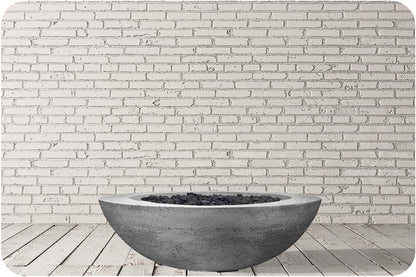 Studio Image of the Moderno 70 Concrete Fire Bowl