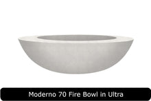 Load image into Gallery viewer, Moderno 70 Fire Bowl in Ultra Concrete Finish
