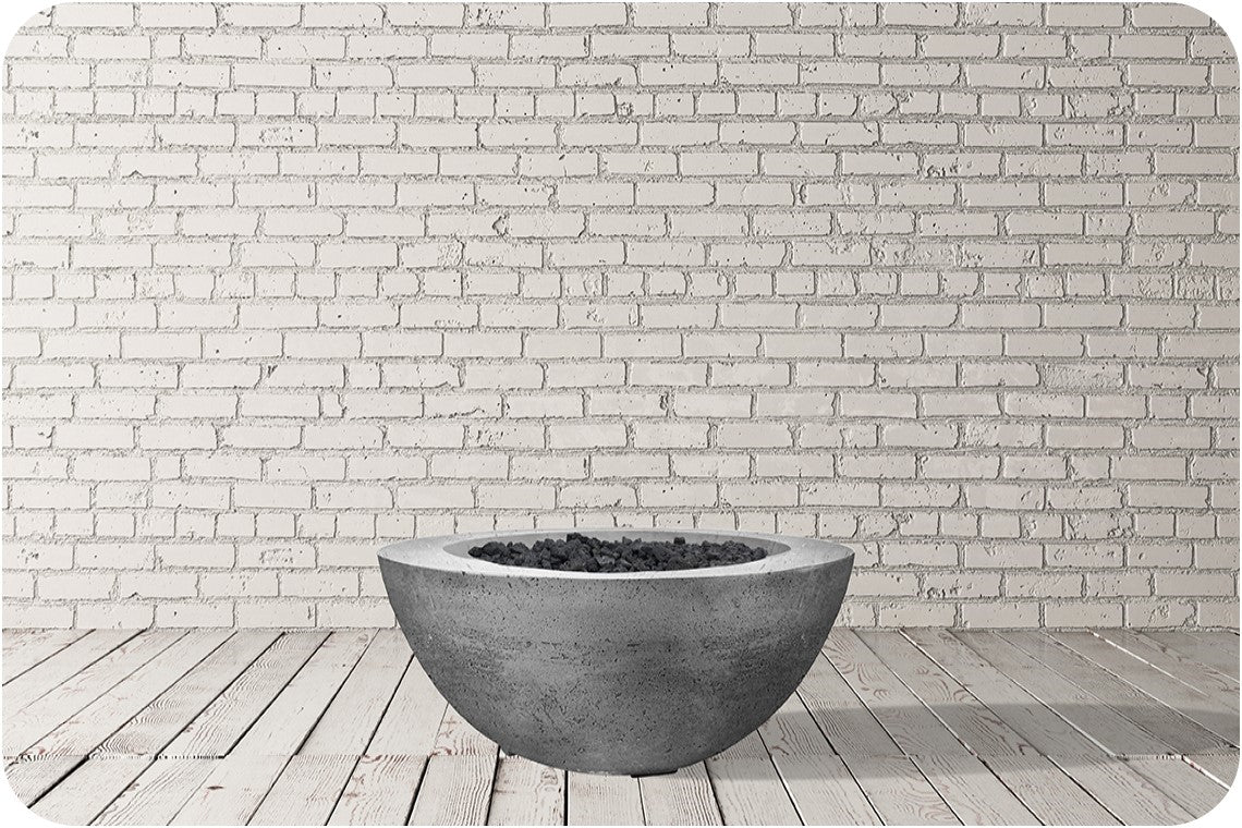 Studio Image of the Moderno 8 Concrete Fire Bowl