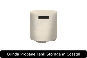 Orinda Propane Tank Storage in Coastal Concrete Finish