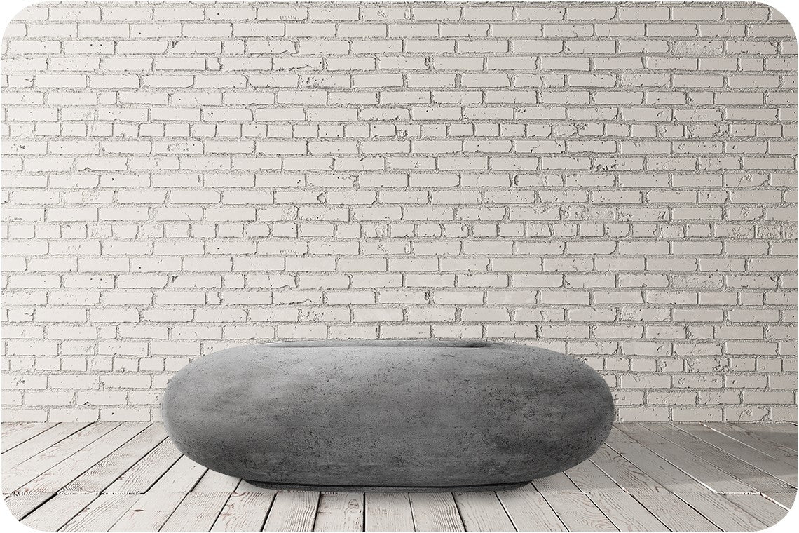 Studio Image of the Pebble Concrete Fire Table