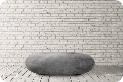 Studio Image of the Pebble Concrete Fire Table