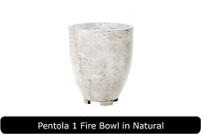 Load image into Gallery viewer, Pentola 1 Fire Bowl in Natural Concrete Finish
