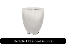 Load image into Gallery viewer, Pentola 1 Fire Bowl in Ultra Concrete Finish
