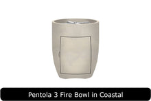 Load image into Gallery viewer, Pentola 3 Fire Bowl in Coastal Concrete Finish
