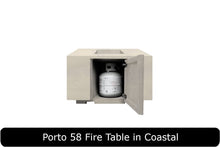 Load image into Gallery viewer, Porto 58 Fire Table in Coastal Concrete Finish
