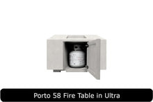 Load image into Gallery viewer, Porto 58 Fire Table in Ultra Concrete Finish
