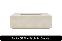Load image into Gallery viewer, Porto 68 Fire Table in Coastal Concrete Finish
