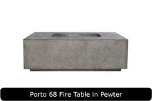 Load image into Gallery viewer, Porto 68 Fire Table in Pewter Concrete Finish
