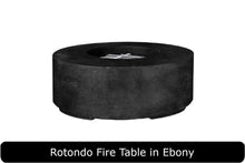 Load image into Gallery viewer, Rotondo Fire Table in Ebony Concrete Finish
