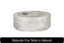 Load image into Gallery viewer, Rotondo Fire Table in Natural Concrete Finish
