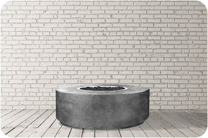 Studio Image of the Rotondo Concrete Fire Table