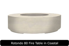 Load image into Gallery viewer, Rotondo 80 Fire Table in Coastal Concrete Finish
