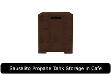 Load image into Gallery viewer, Sausalito Propane Tank Storage in Cafe Concrete Finish
