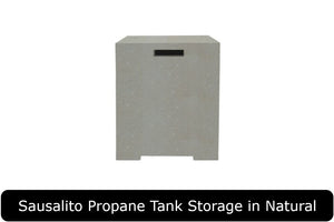 Sausalito Propane Tank Storage in Natural Concrete Finish