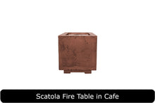 Load image into Gallery viewer, Scatola Fire Table in Cafe Concrete Finish
