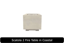 Load image into Gallery viewer, Scatola 2 Fire Table in Coastal Concrete Finish
