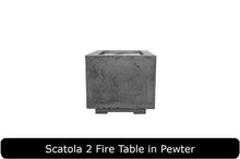 Load image into Gallery viewer, Scatola 2 Fire Table in Pewter Concrete Finish
