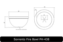 Load image into Gallery viewer, Prism Hardscapes - Sorrento Concrete 33&quot; Fire Bowl
