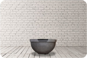 Studio Image of the Sorrento Concrete Fire & Water Bowl