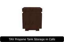 Load image into Gallery viewer, TAV Propane Tank Storage in Cafe Concrete Finish
