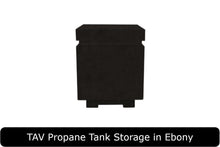 Load image into Gallery viewer, TAV Propane Tank Storage in Ebony Concrete Finish
