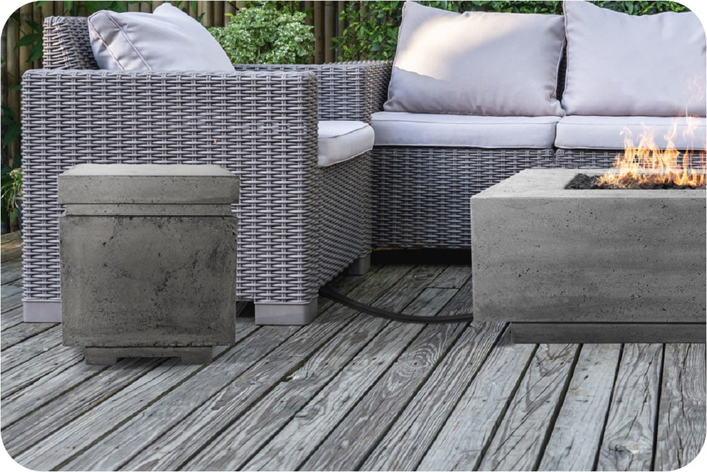 Lifestyle Image of the TAV Propane Tank Storage