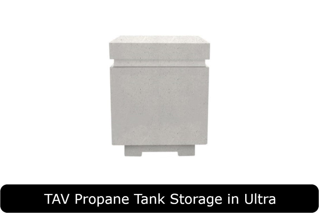 TAV Propane Tank Storage in Ultra Concrete Finish