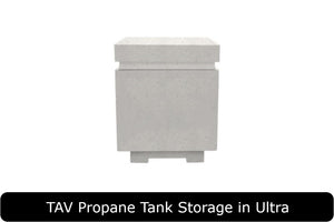 TAV Propane Tank Storage in Ultra Concrete Finish