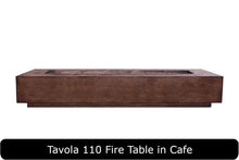 Load image into Gallery viewer, Tavola 110 Fire Table in Cafe Concrete Finish
