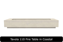 Load image into Gallery viewer, Tavola 110 Fire Table in Coastal Concrete Finish

