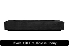 Load image into Gallery viewer, Tavola 110 Fire Table in Ebony Concrete Finish
