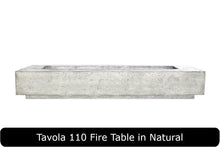 Load image into Gallery viewer, Tavola 110 Fire Table in Natural Concrete Finish
