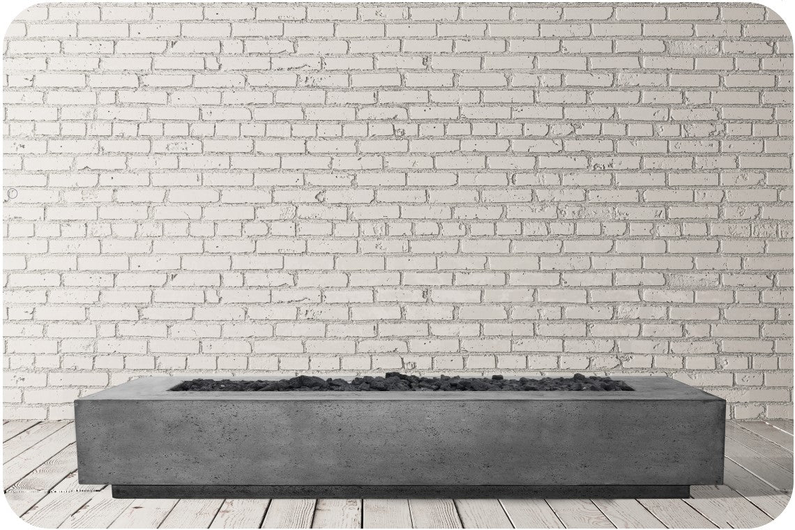 Studio Image of the Tavola 110 Concrete Fire Table