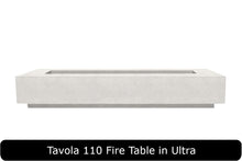 Load image into Gallery viewer, Tavola 110 Fire Table in Ultra Concrete Finish
