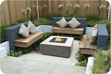 Load image into Gallery viewer, Lifestyle Image of the Tavola 2 Concrete Fire Table
