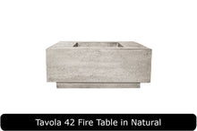 Load image into Gallery viewer, Tavola 42 Fire Table in Natural Concrete Finish
