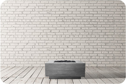 Studio Image of the Tavola 42 Concrete Fire Table