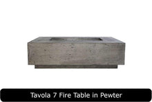 Load image into Gallery viewer, Tavola 7 Fire Table in Pewter Concrete Finish

