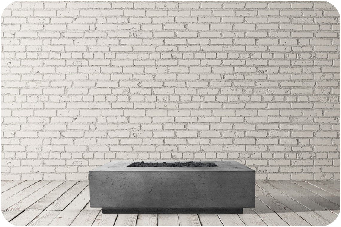 Studio Image of the Tavola 7 Concrete Fire Table