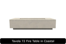 Load image into Gallery viewer, Tavola 72 Fire Table in Coastal Concrete Finish
