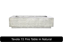 Load image into Gallery viewer, Tavola 72 Fire Table in Natural Concrete Finish
