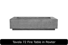 Load image into Gallery viewer, Tavola 72 Fire Table in Pewter Concrete Finish
