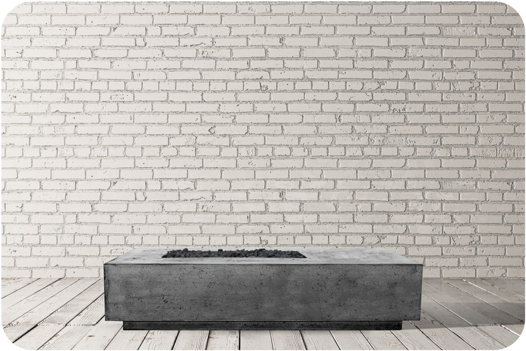 Studio Image of the Tavola 72 Concrete Fire Table