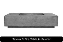 Load image into Gallery viewer, Tavola 8 Fire Table in Pewter Concrete Finish
